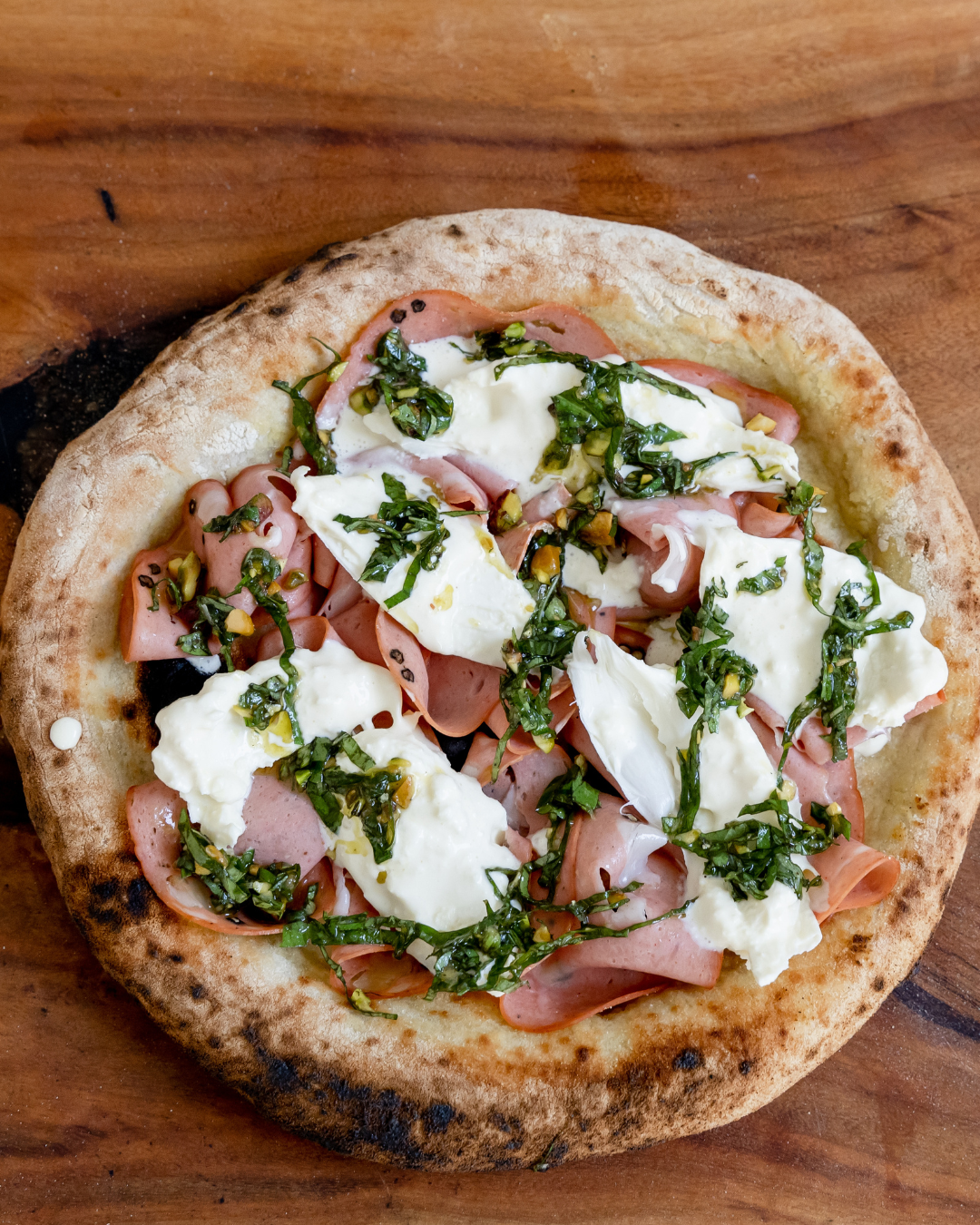BURRATA CON MORTADELLA